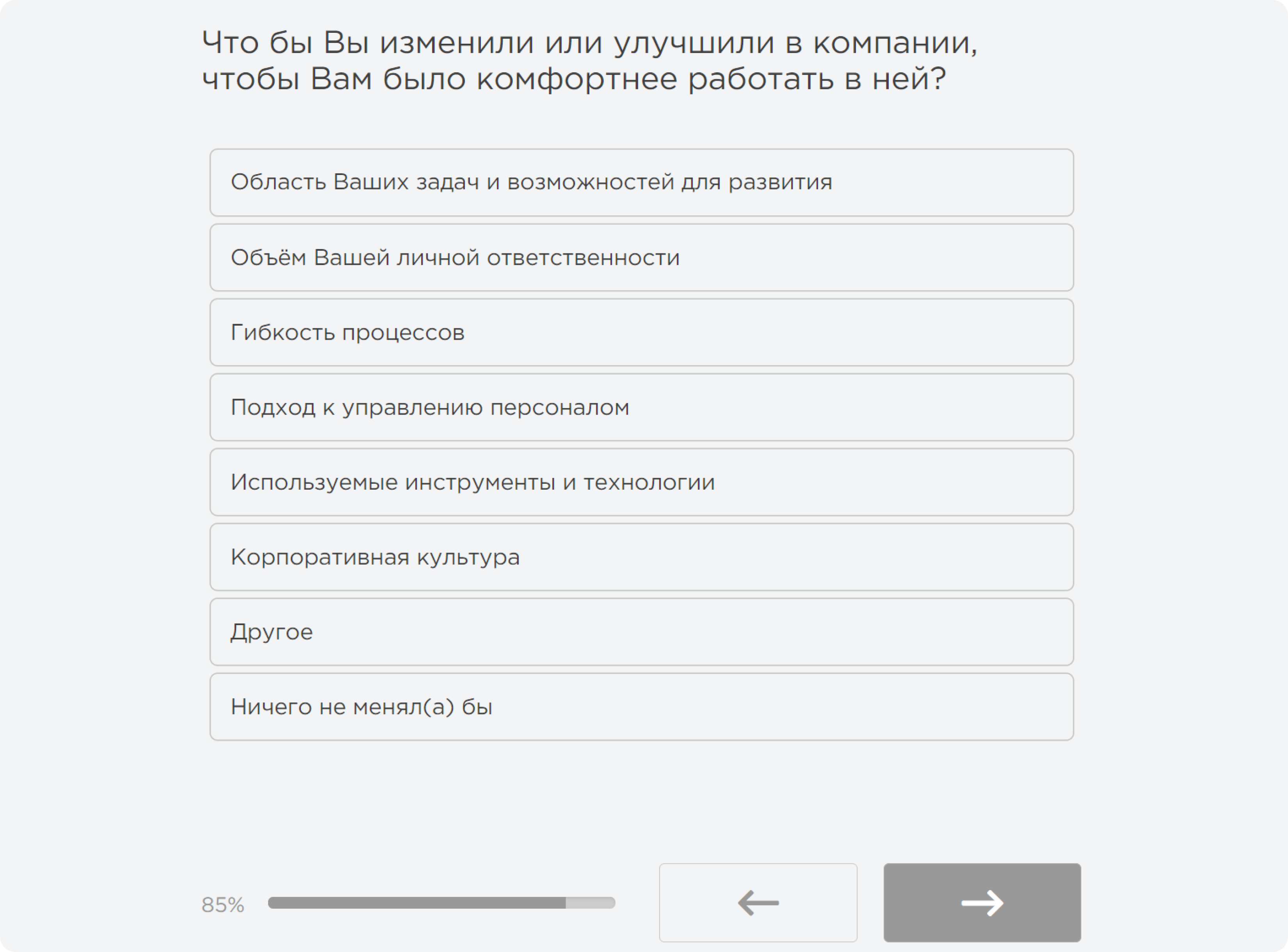 Оценка рисков увольнения на платформе «Опроскин»