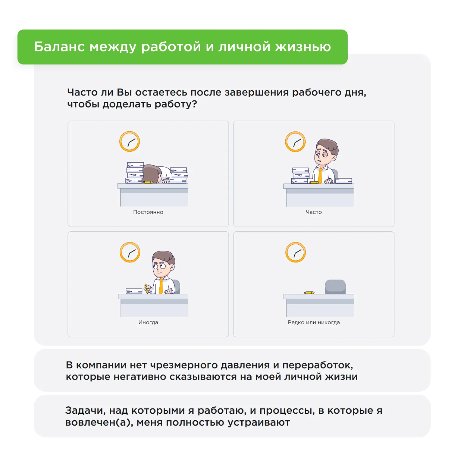 Баланс между работой и личной жизнью